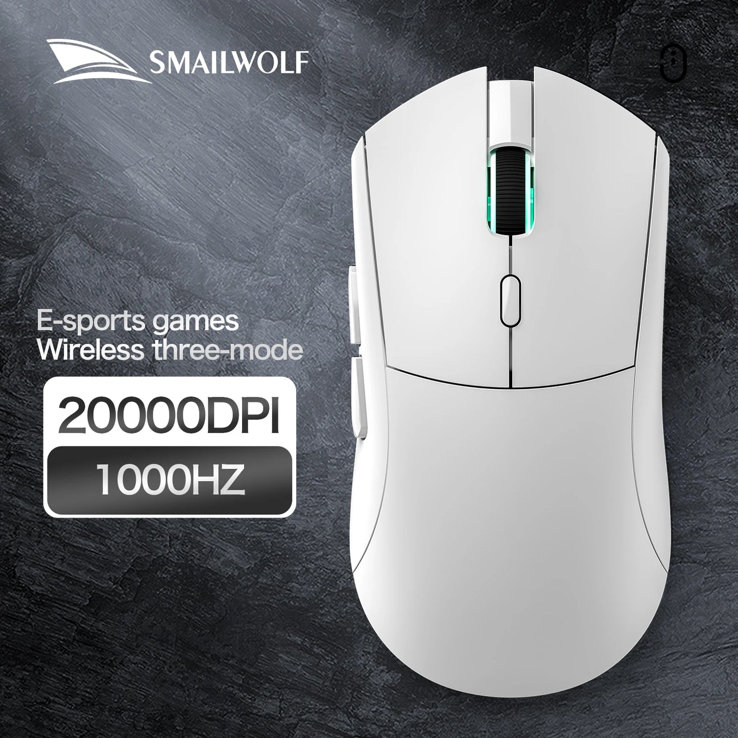 Ratón inalámbrico para juegos SMAILWOLF RS7 Bluetooth