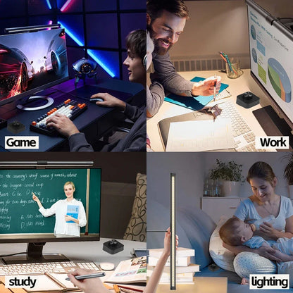 LED Light Bar for Monitor - RGB Atmosphere Lamp with Touch Control, 44cm