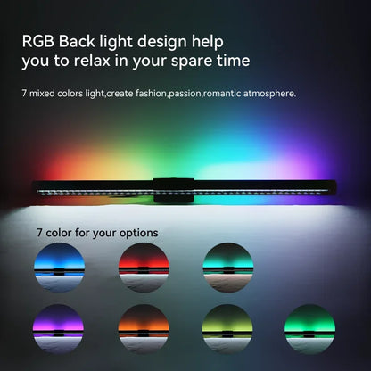 LED Light Bar for Monitor - RGB Atmosphere Lamp with Touch Control, 44cm