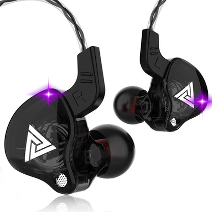 Original QKZ AK6 Copper Driver HiFi Wired Earphone Race Sport & Gaming