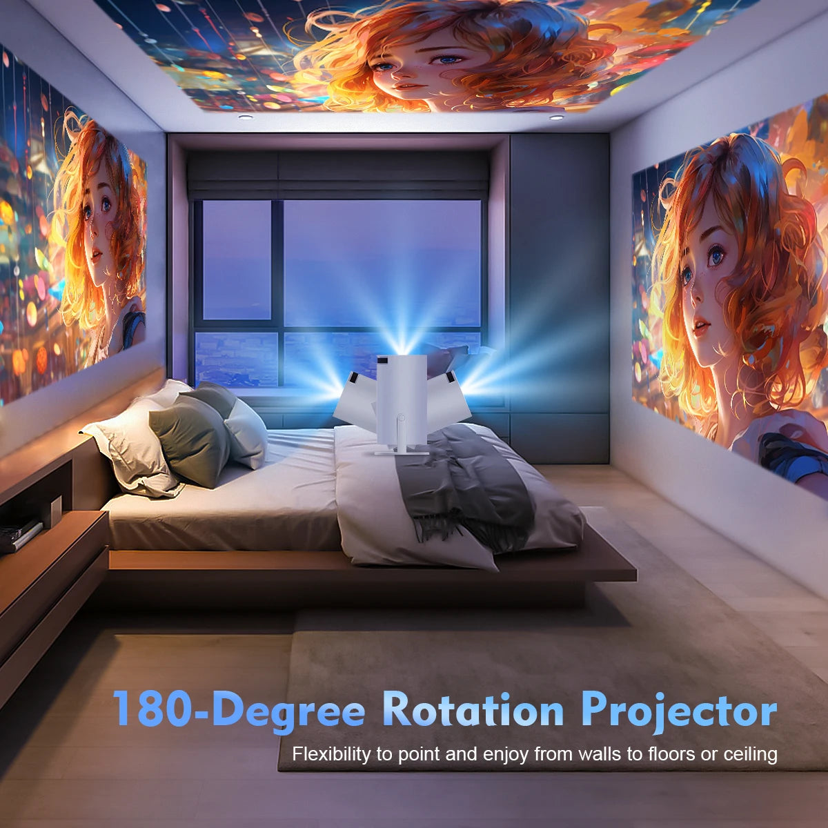 Magcubic Projector HY300 Pro 8K Android  Home Cinema Outdoor Projetor