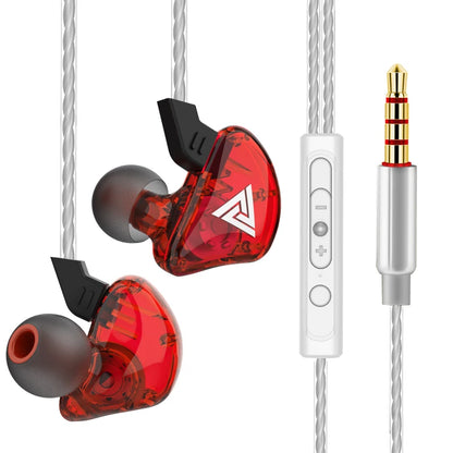 Original QKZ AK6 Copper Driver HiFi Wired Earphone Race Sport & Gaming
