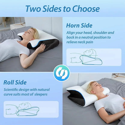 Almohada cervical Butterfly Sleep Memory duerme como en un sueño
