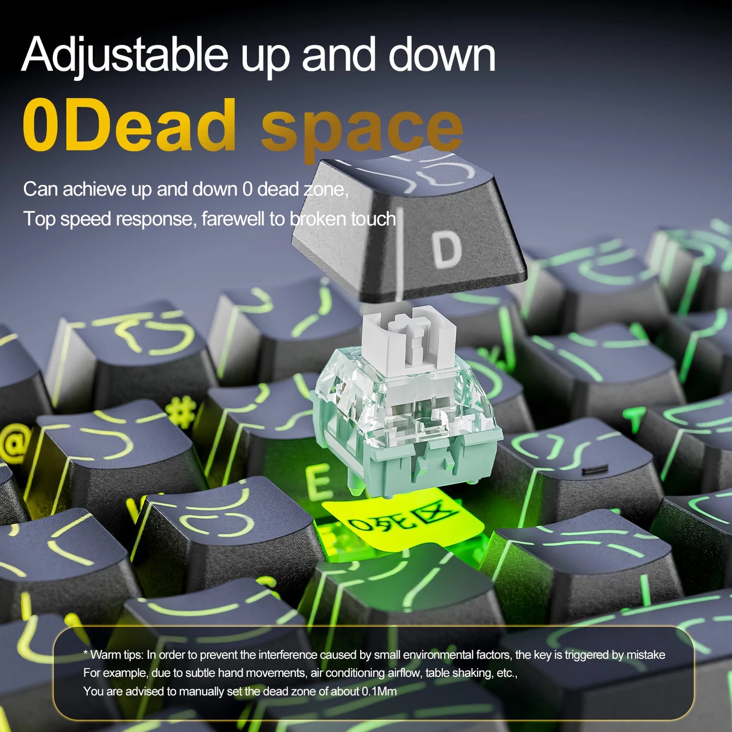 Teclado mecánico para juegos magnético X68HE ATTACK SHARK con cable para juegos profesionales