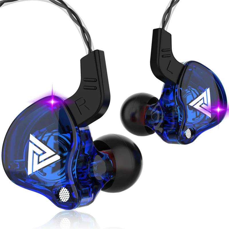 Original QKZ AK6 Copper Driver HiFi Wired Earphone Race Sport & Gaming