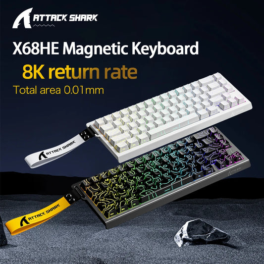X68HE ATTACK SHARK the megic keyboard and the fastest
