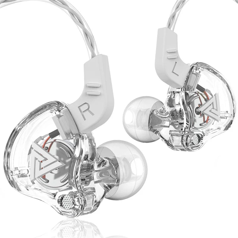 Original QKZ AK6 Copper Driver HiFi Wired Earphone Race Sport & Gaming