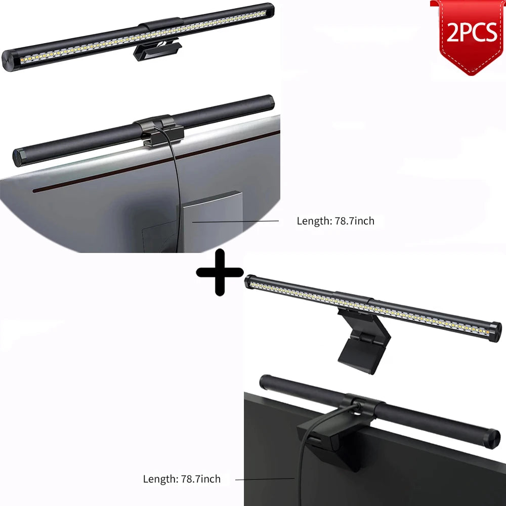 LED Light Bar for Monitor - RGB Atmosphere Lamp with Touch Control, 44cm