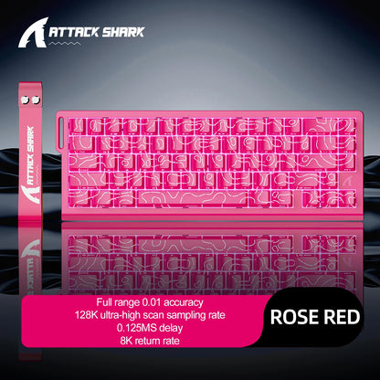 Teclado mecánico para juegos magnético X68HE ATTACK SHARK con cable para juegos profesionales