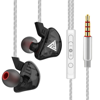 Original QKZ AK6 Copper Driver HiFi Wired Earphone Race Sport & Gaming