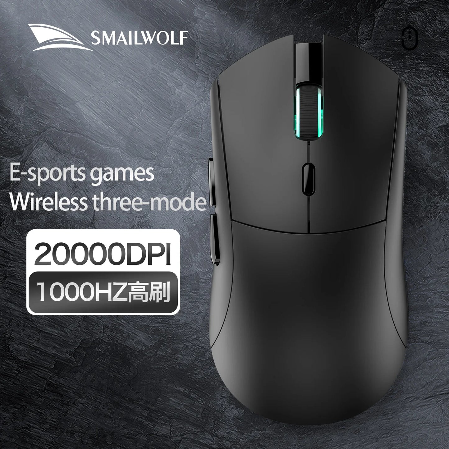 Ratón inalámbrico para juegos SMAILWOLF RS7 Bluetooth