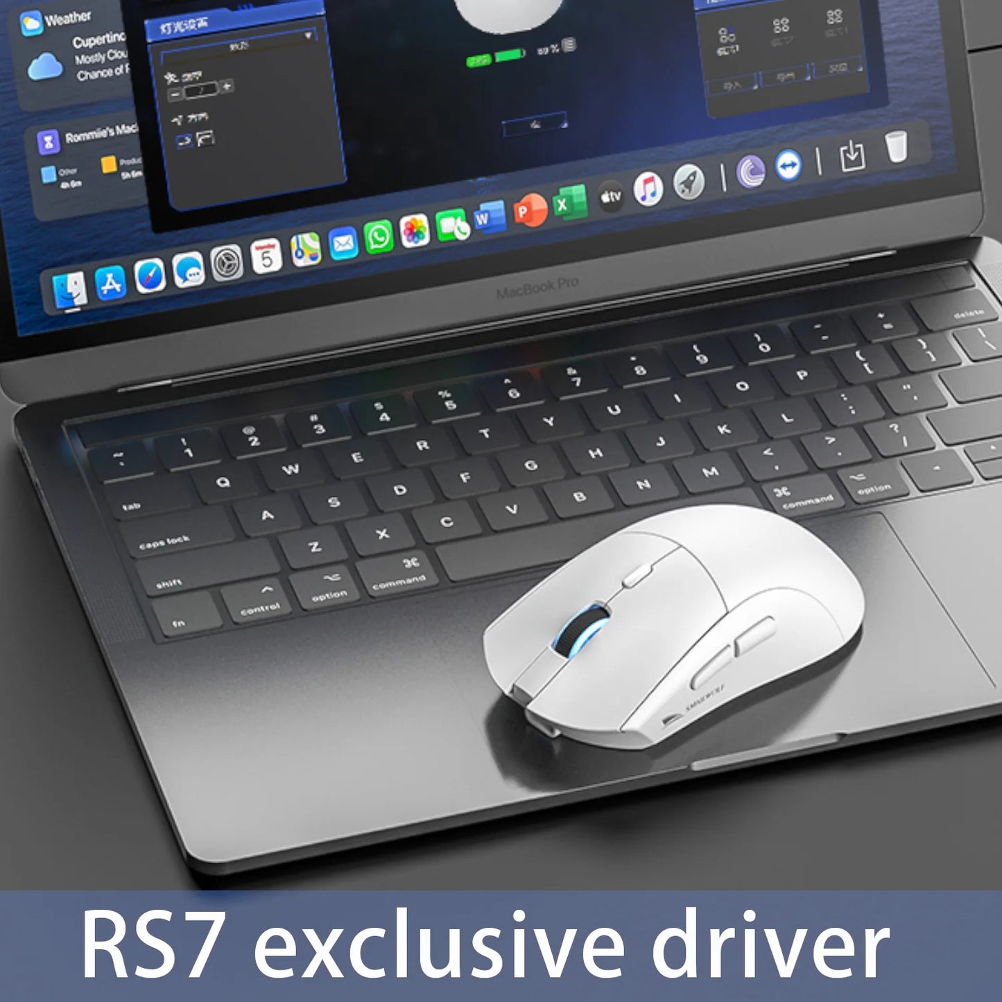 Ratón inalámbrico para juegos SMAILWOLF RS7 Bluetooth