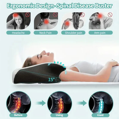 Almohada cervical Butterfly Sleep Memory duerme como en un sueño