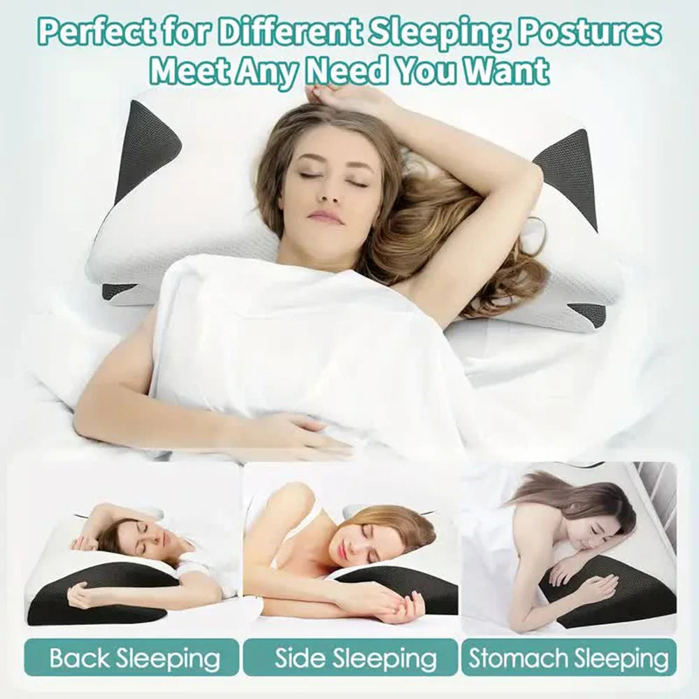 Almohada cervical Butterfly Sleep Memory duerme como en un sueño