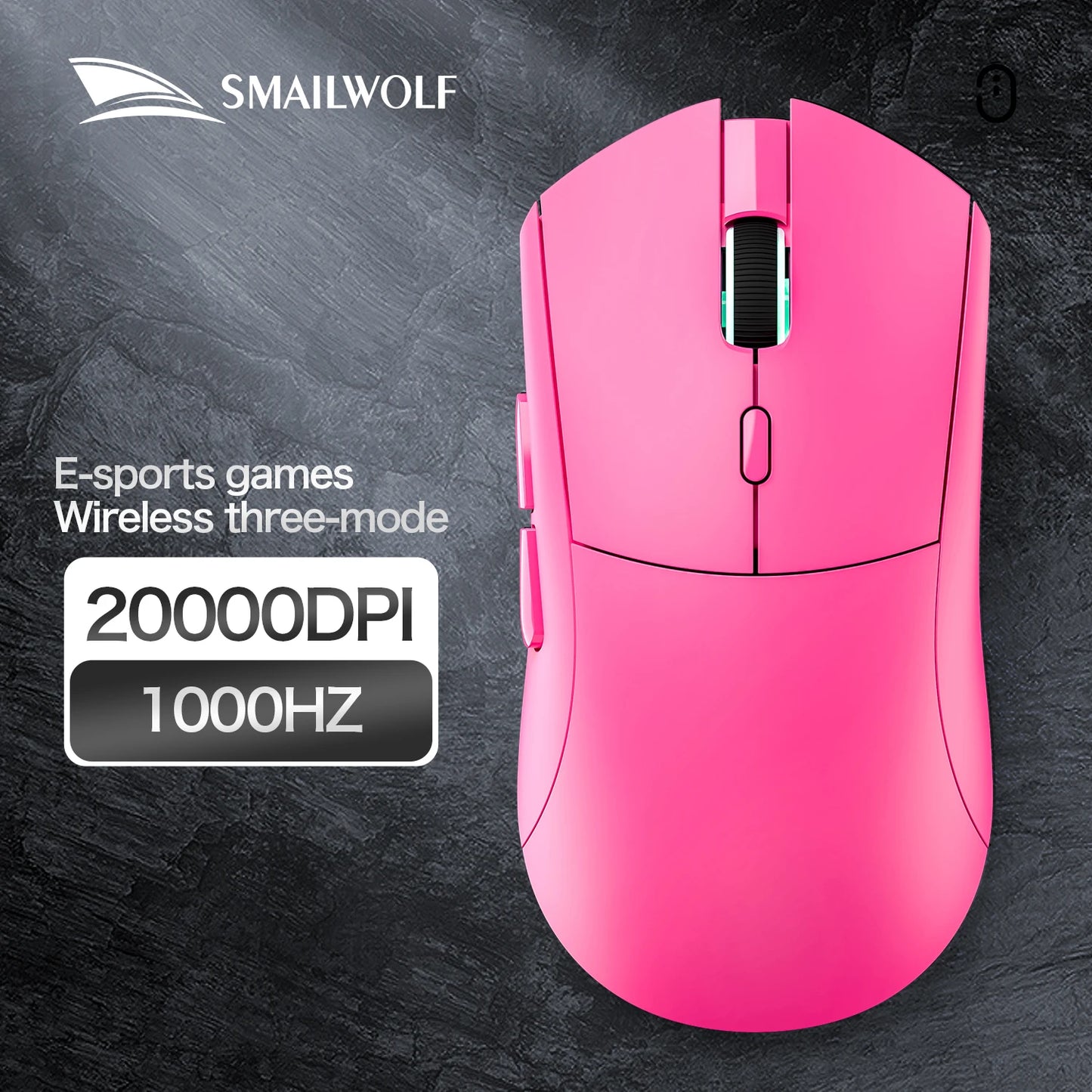 Ratón inalámbrico para juegos SMAILWOLF RS7 Bluetooth