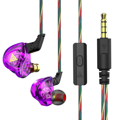 Original QKZ AK6 Copper Driver HiFi Wired Earphone Race Sport & Gaming