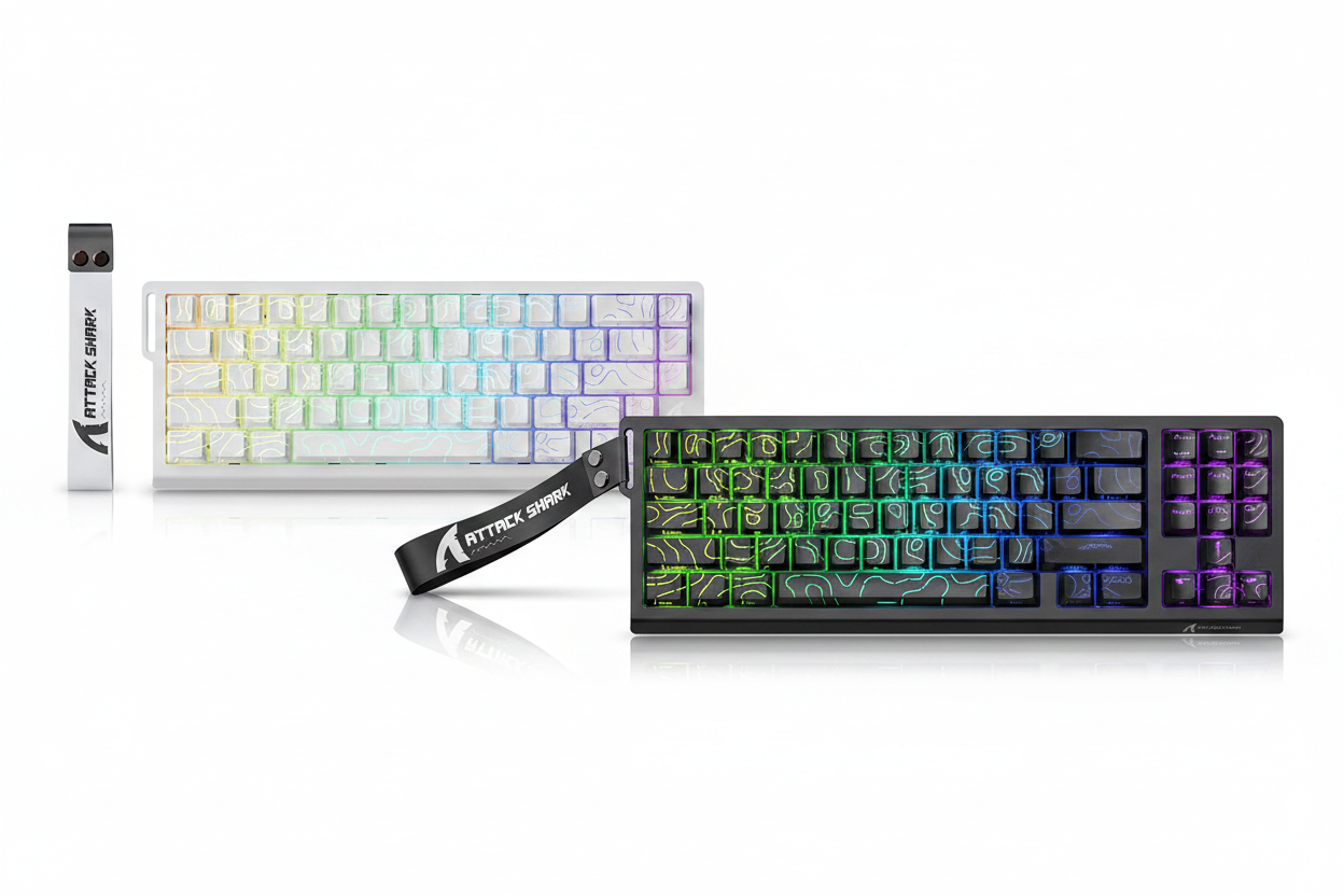 Two ATTACK SHARK Keyboards
